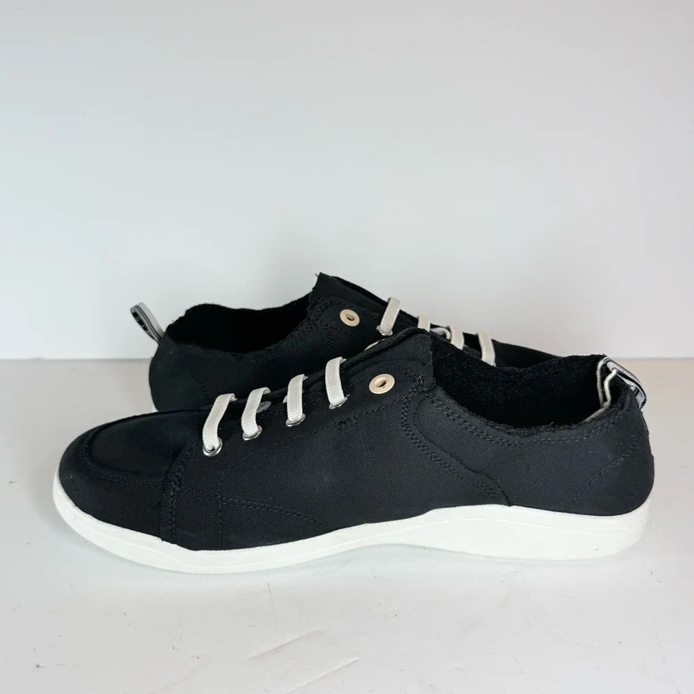 NWT Vionic Black Canvas Comfort Sneakers‎ Women’s Size 12